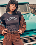 Ringer T-Shirt in Navy