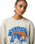 Oversized Sweatshirt in Oat