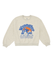 The Wrangler Womens Oversized Sweatshirt in Oat