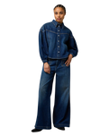Pintuck Shirt in Homestead Haze