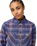 Femme Western Shirt in Earth Red