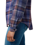 Femme Western Shirt in Earth Red
