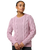 Cable Knit Jumper in Keepsake Lilac