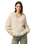 V Neck Cable Knit Jumper in Ivory