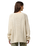 V Neck Cable Knit Jumper in Ivory
