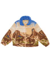 The Wrangler Womens Transitional Fleece Jacket in Canyon