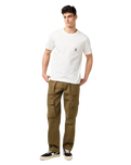Casey Jones Relaxed Cargo Trousers in Beech