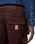 Casey Jones Loose Cargo Trousers in Mahogany
