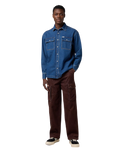Casey Jones Loose Cargo Trousers in Mahogany