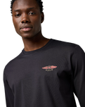 Americana Long Sleeve T-Shirt in Black