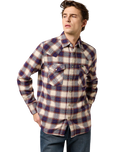 Western Shirt in Birch Blue