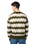 Striped Jumper in Ivy Green