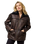 Fringe Wrange Jacket in Brown Leather