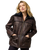 Fringe Wrange Jacket in Brown Leather