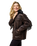 Fringe Wrange Jacket in Brown Leather