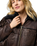 Fringe Wrange Jacket in Brown Leather