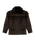 The Wrangler Womens Fringe Wrange Jacket in Brown Leather
