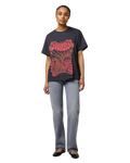 Girlfriend T-Shirt in Faded Black