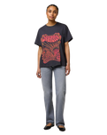 Girlfriend T-Shirt in Faded Black
