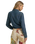 Lainey Wilson Tie Front Denim Shirt in Boho Wash