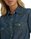 Lainey Wilson Tie Front Denim Shirt in Boho Wash