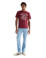 Americana T-Shirt in Ruby Wine