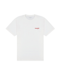 The Wrangler Mens Cowboy Country Vintage T-Shirt in Worn White
