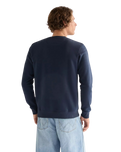 Embroidery Sweatshirt in Navy