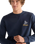 Embroidery Sweatshirt in Navy
