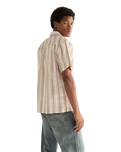 Resort Shirt in Tan Ruby Wine