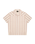 The Wrangler Mens Resort Shirt in Tan Ruby Wine