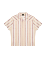 The Wrangler Mens Resort Shirt in Tan Ruby Wine