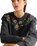 Embrodiered Sweatshirt in Faded Black