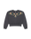 The Wrangler Womens Embrodiered Sweatshirt in Faded Black