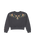 The Wrangler Womens Embrodiered Sweatshirt in Faded Black
