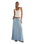Pleated Corset Top in Worn White