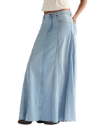 Radiating Maxi Skirt in Desert Sand