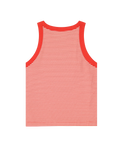 The Wrangler Womens Ringer Vest in Flame Scarlet