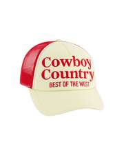 The Wrangler Womens Soft Trucker Cap in Beige
