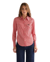 Western Shirt in Flame Scarlet