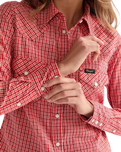 Western Shirt in Flame Scarlet
