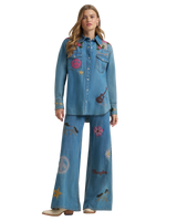 Lainey Wilson Shirt in Denim