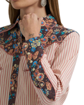 Lainey Wilson Prarie Print Shirt in Pink