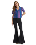 Lainey Wilson Jacquard Shirt in Blue Violet
