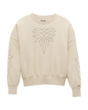 Lainey Wilson Cowboy Sweatshirt in Cocoa Creme