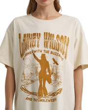 Lainey Wilson Buzzards T-Shirt in Cream