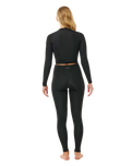 The Rip Curl Womens G-Bomb 1.5mm Wetsuit Trousers in Black