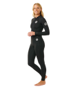 The Rip Curl Womens G-Bomb 1.5mm Wetsuit Trousers in Black