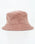 Cord Bucket Hat in Hazy Pink