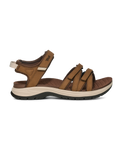 The Teva Womens Tirra Sport Leather Sandals in Tan